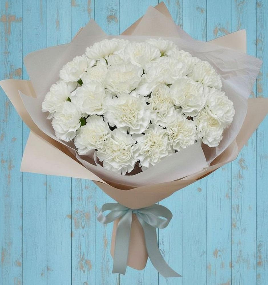 Букет цветов из: Гвоздики в Нерастанное