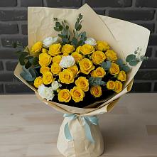 Букет цветов из:  Розы в Нерастанное