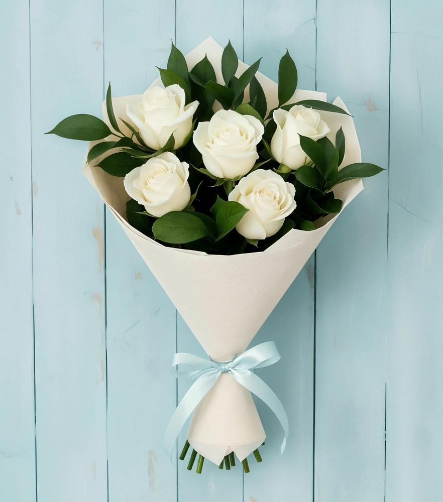 Букет цветов из: Розы в Нерастанное