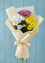 Букет цветов из:  Хризантемы #REPLACE_PRED# Нерастанное