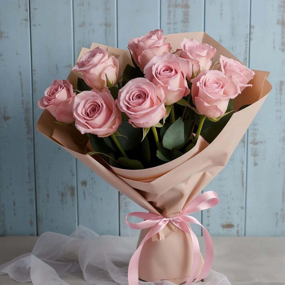 Букет цветов из: Розы в Нерастанное