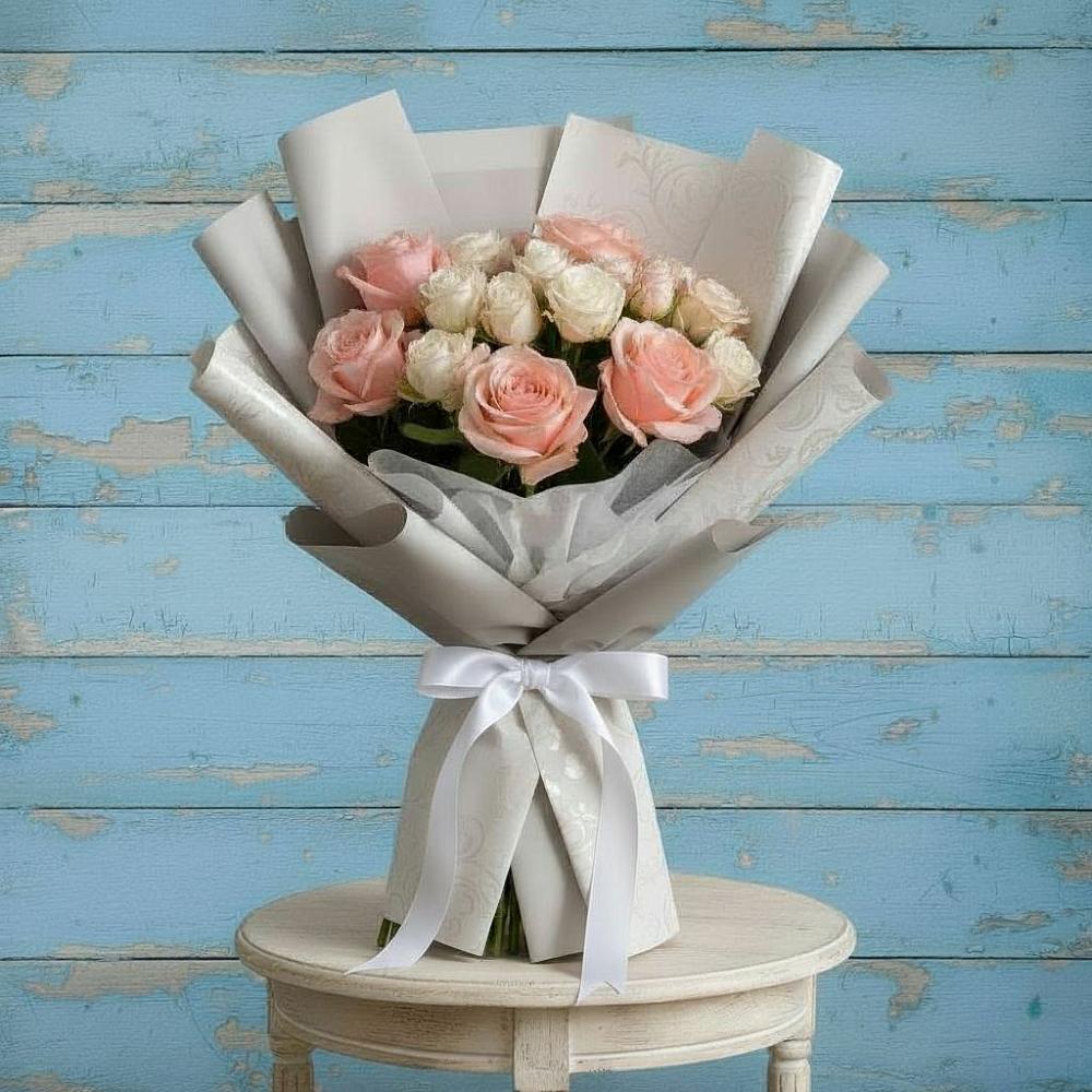 Букет цветов из: Розы в Нерастанное