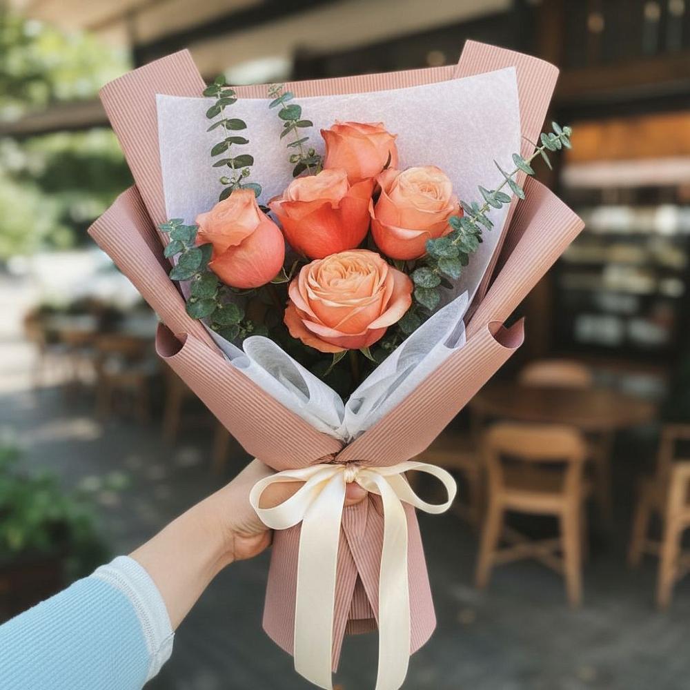 Букет цветов из: Розы в Нерастанное