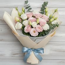 Букет цветов из:  Лизиантусы в Нерастанное