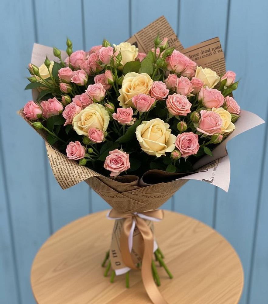 Букет цветов из: Розы в Нерастанное