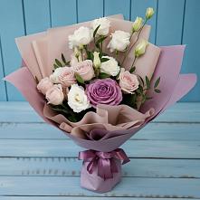 Букет цветов из:  Розы и Лизиантусы в Нерастанное