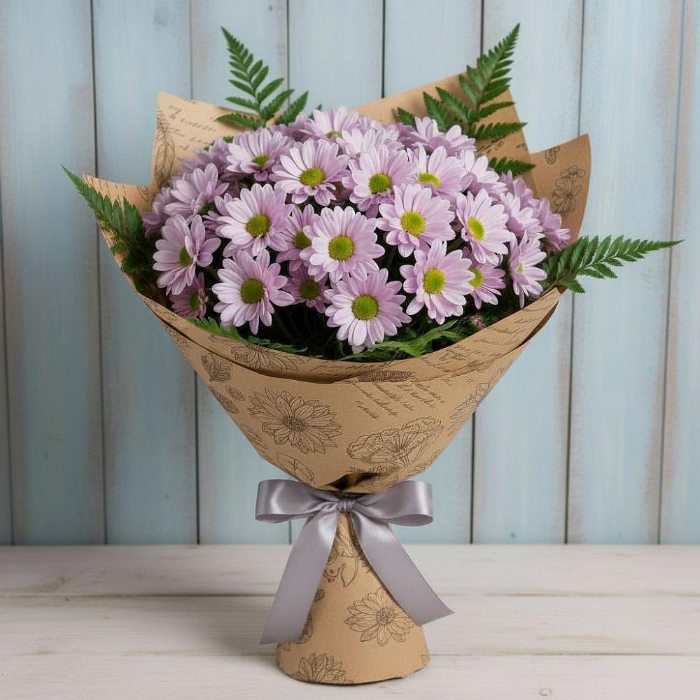 Букет цветов из: Хризантемы в Нерастанное