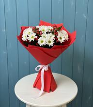 Букет цветов из:  Хризантемы #REPLACE_PRED# Нерастанное