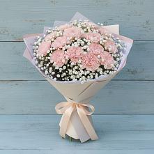 Букет цветов из:  Гвоздики #REPLACE_PRED# Нерастанное