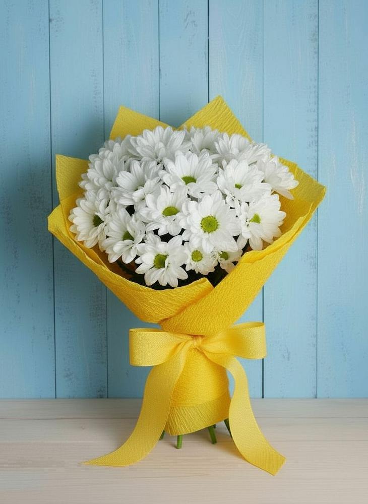 Букет цветов из: Хризантемы в Нерастанное