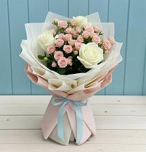 Букет цветов из:  Розы в Нерастанное