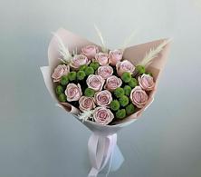 Букет цветов из:  Розы и Хризантемы в Нерастанное