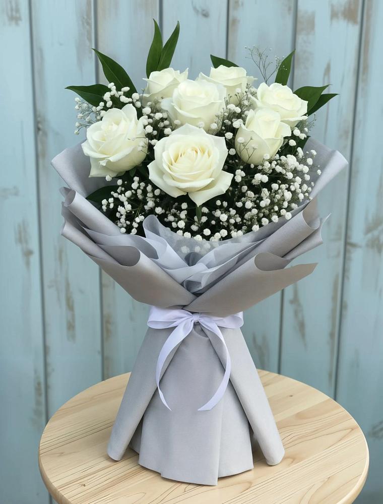 Букет цветов из: Розы в Нерастанное