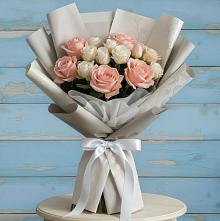 Букет цветов из:  Розы #REPLACE_PRED# Нерастанное