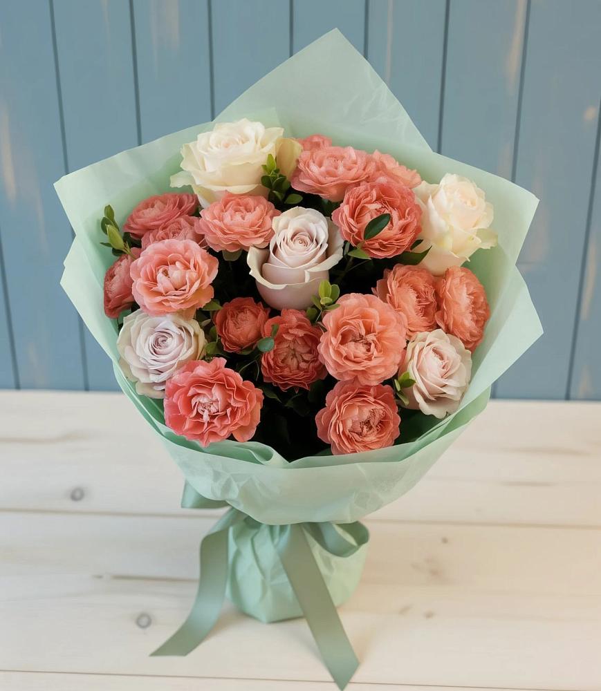 Букет цветов из: Розы в Нерастанное