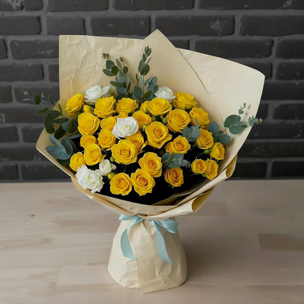 Букет цветов из: Розы в Нерастанное