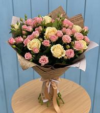 Букет цветов из:  Розы в Нерастанное