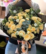 Букет цветов из:  Розы и Лизиантусы #REPLACE_PRED# Нерастанное
