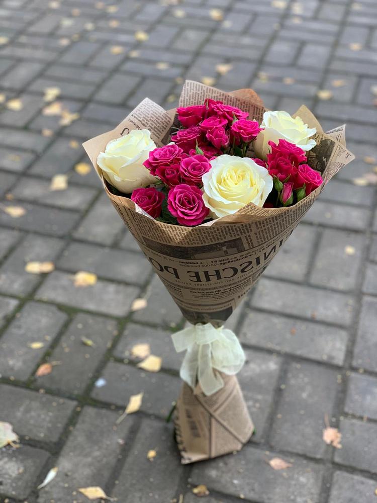 Букет цветов из: Розы в Нерастанное