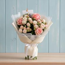 Букет цветов из:  Розы #REPLACE_PRED# Нерастанное
