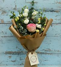 Букет цветов из:  Розы и Лизиантусы #REPLACE_PRED# Нерастанное