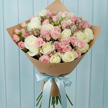 Букет цветов из:  Розы #REPLACE_PRED# Нерастанное